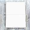 Hamilco White Cardstock Thick Paper - 5 1/2 X 8 1/2" 80 lb Perforated Card Stock - 100 Pack - 3 of 4