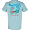 Mad Pelican Ocean Vibes Surfer Perfection Graphic T-Shirt - Crystal Blue - 2 of 2