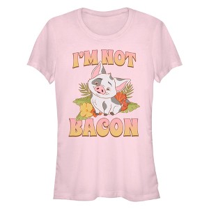 Junior's Moana 2 Pua I'm Not Bacon T-Shirt - 1 of 4