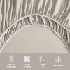 Nestl 4 Piece Bed Sheet Set, Deep Pocket Extra Soft Microfiber Sheets - 4 of 4