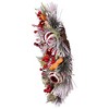Kurt Adler Un-Lit Gingerbread Flocked Wreath, 20in - 2 of 4