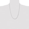 Black Bow Jewelry 2.5mm Stainless Steel Spiga Link Chain Necklace - 2 of 4