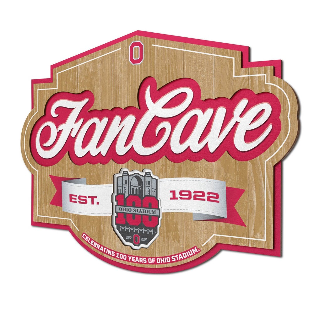 Photos - Other Decoration NCAA Ohio State Buckeyes Fan Cave Sign