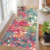 Washable Modern Abstract Living Room Rugs, Soft Non Slip Low Pile Floor Carpet for Bedroom Dining Room Office - 2 of 4