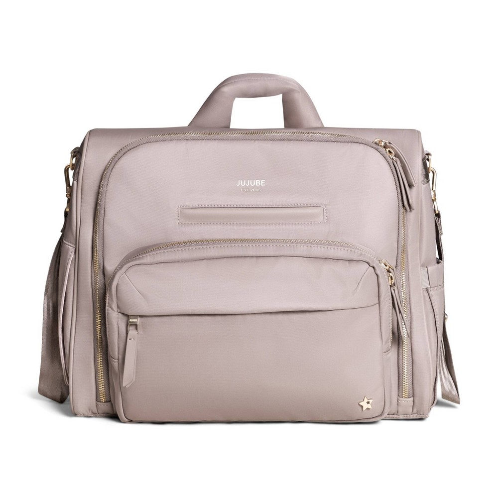 Photos - Other for Child's Room Ju-Ju-Be JuJuBe Satchel Diaper Bag - Taupe 