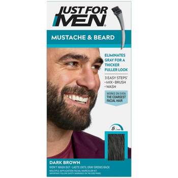 Just For Men Mustache & Beard Real Black M-56 : Target