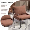 Zeus & Ruta Modern Accent Lounge Chair with Soft Cushioned Seat, Backrest and Metal Frame - 4 of 4