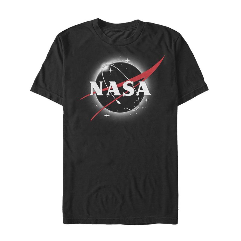 Men's NASA Total Eclipse Logo T-Shirt, 1 of 5