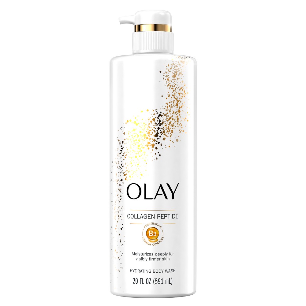 Olay Cleansing & Firming Women s Body Wash with Vitamin B3 and Collagen  All Skin Types  20 fl oz