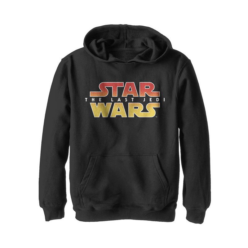 Boy's Star Wars The Last Jedi Logo Pull Over Hoodie, 1 of 4