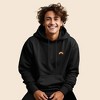 Dalix Rainbow Embroidered Fleece Zip Hoodie Cold Fall Winter Mens - 3 of 4
