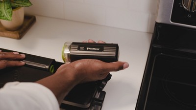 Black Cordless Handheld and Countertop Vacuum Sealer System