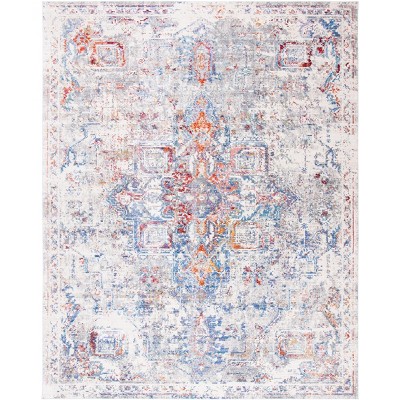 8'x10' Rectangle Loomed Shapes Area Rug Blue - Safavieh