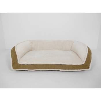 Arlee Home Fashions Deep Seated Lounger Sofa and Couch Style Driftwood Dog Bed - 35x22