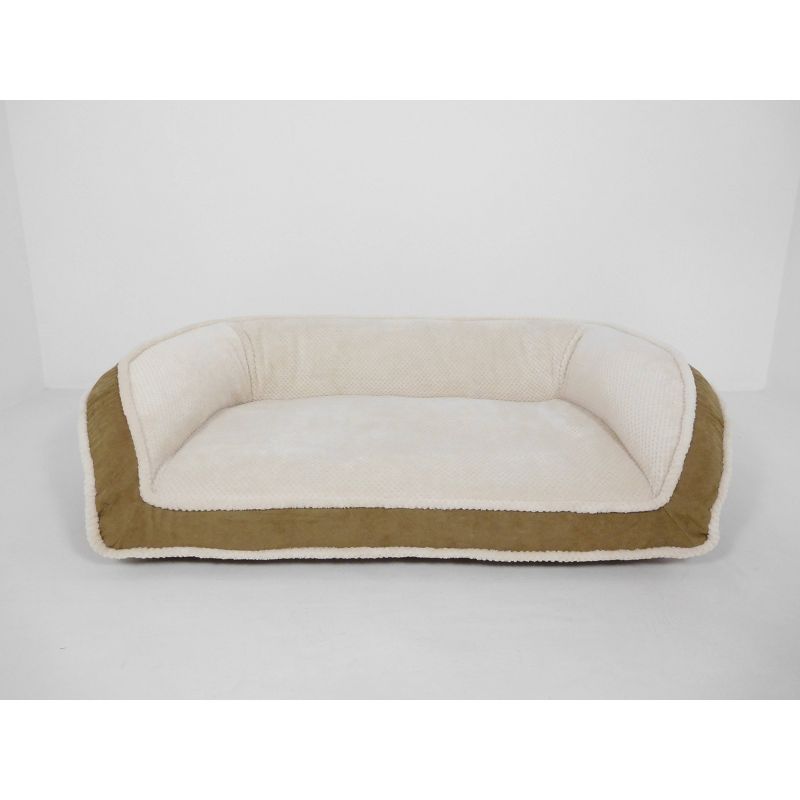 Arlee Home Fashions Deep Seated Lounger Sofa and Couch Style Driftwood Dog Bed - 35x22, 1 of 8