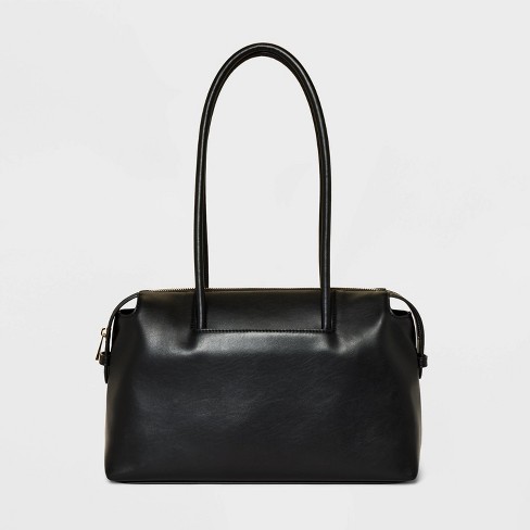 East West Bowler Shoulder Handbag - A New Day™ Black : Target