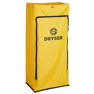 Dryser Replacement Commercial Janitorial Cleaning Cart Bag, Heavy-duty Vinyl Bag with Zipper - 1 of 4