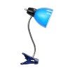 Creekwood Home 15.25" Basic Clip on Reading Light with Flexible Gooseneck Blue - 2 of 4
