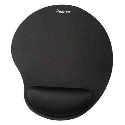 Insten Mouse Pad with Wrist Support Rest, Ergonomic Support Cushion, Easy Typing & Plain Relief, Arc, 9.7 x 8.5 inches