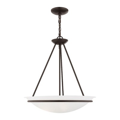 Livex Lighting Newburgh 3 - Light Pendant in  Bronze