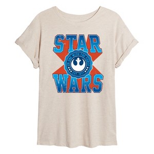 Women's - Star Wars - Americana Oversized Graphic T-Shirt - 1 of 4