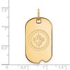 Black Bow Jewelry 14k Yellow Gold Plated Sterling Silver Winnipeg Jets NHL Pendant - 2 of 3