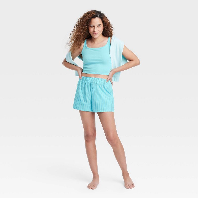 Women's Boxer Pajama Shorts - Colsie™, 1 of 6