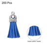 Unique Bargains PU Leather Craft Bracelets Jewelry Making Keychain Tassels 200 Pcs - 3 of 4