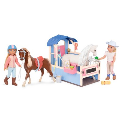 barbie horse and stable set