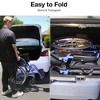 Wheelchairs for Adults,Premium Comfortable Transport Wheelchair Lightweight Foldable,Portable Transfer Chair with Swing-Away footrests and Anti Tipper - 4 of 4