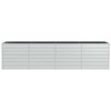 vidaXL Garden Raised Bed Silver Galvanized Steel Large Garden Raised Bed - 4 of 4