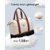 LOVEVOOK Travel Duffle Bag for Women, 3Pcs Puffer Large Weekender Overnight Bag - 3 of 3