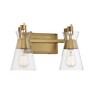 Savoy House Lakewood 2 - Light Vanity in  Warm Brass - 2 of 4
