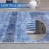 Area Rug Non-Slip - Modern Machine Washable Low Pile Stripe Pattern Rug for Living Room, Bedroom, Entryway & High-Traffic Indoor Spaces - 3 of 4