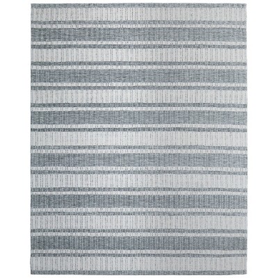 Aberdeen Modern Stripes Gray/White Area Rug