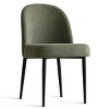 Upholstered Dining Chairs Set of 2, Linen Kitchen Chairs with Metal Legs, Modern Armless Side Chairs for Dining Room - Panipeachy - 4 of 4