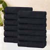 Honeycomb Waffle Border Cotton Medium Weight Towel Set by Blue Nile Mills - 2 of 4