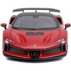 Ferrari SF90 XX Stradale Red with Black Top "Race and Play" Series 1/24 Diecast Model Car by Bburago - 4 of 4