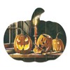 The Carving Table By Artisan John Rossini Printed on Wooden Pumpkin Wall Art - 2 of 3