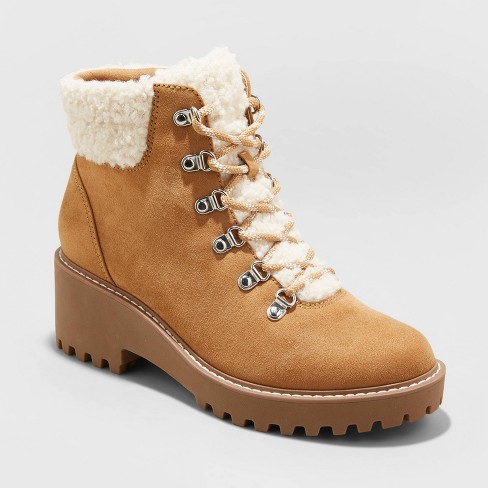 Women's Leah Sherpa Hiker Boots - Universal Thread™ - image 1 of 4