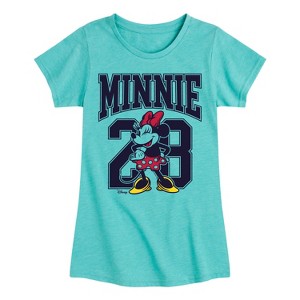 Girls' - Disney - Minnie Mouse Fitted Short Sleeve Graphic T-Shirt - 1 of 4