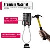 Maison Products TSA Approved Luggage Locks, Digit Cable Lock for Travel Baggage, Suitcase, Gym Lockers - 4 of 4