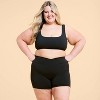 Blogilates Women's Criss Cross Scrunch Bike Shorts - 3 of 4