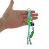 Unique Bargains Beaded Knotted Lanyard with Feather Handbag Charm 1 Pc - 4 of 4