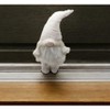 HomeRoots 30" White Fabric Christmas Standing Gnome Tabletop Sculpture - 2 of 4