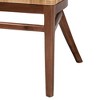 bali & pari 2pc Lumajang Rattan and Wood Dining Chair Set Light Honey/White/Walnut Brown - 4 of 4