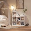 GustoWave  9-Shelf Children's Toy Rack, Children's Book Rack and 2-in-1 Toy Rack, , Lots of Storage, White - 3 of 4