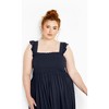 Women's Plus Size Hally Dress - navy | CITY CHIC - 3 of 4