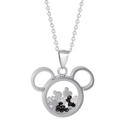 Disney Mickey Mouse Stainless Steel Shaker Necklace : Target