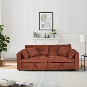 MyDepot Modern Sectional Sofa with Storage Function and 2 Pillows - 1 of 4